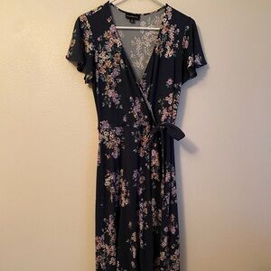 Floral Wrap Dress